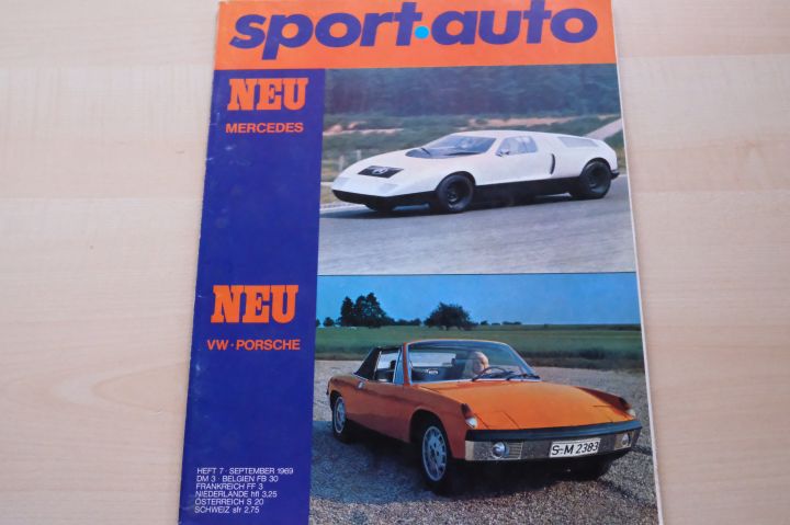 Deckblatt Sport Auto (07/1969)